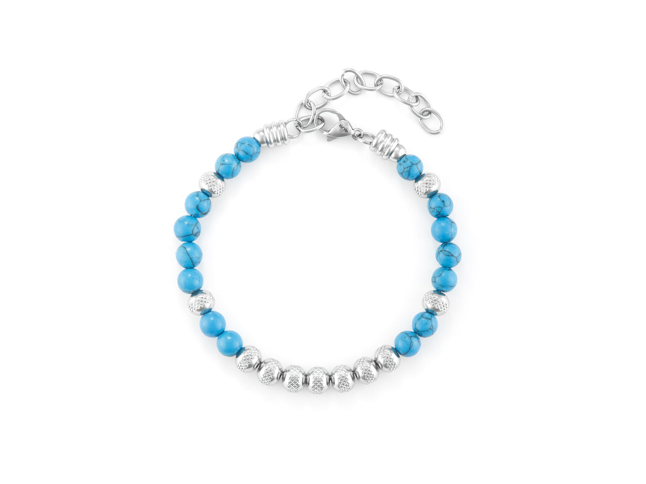 Bracciale Uomo Acciaio dorato 4US Cesare Paciotti Lapis Blu 4UBR6750